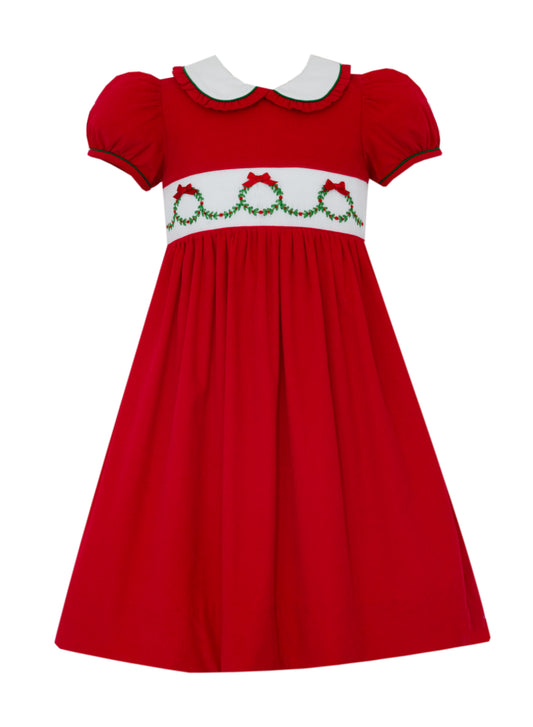 Anavini Holiday Wreath Dress