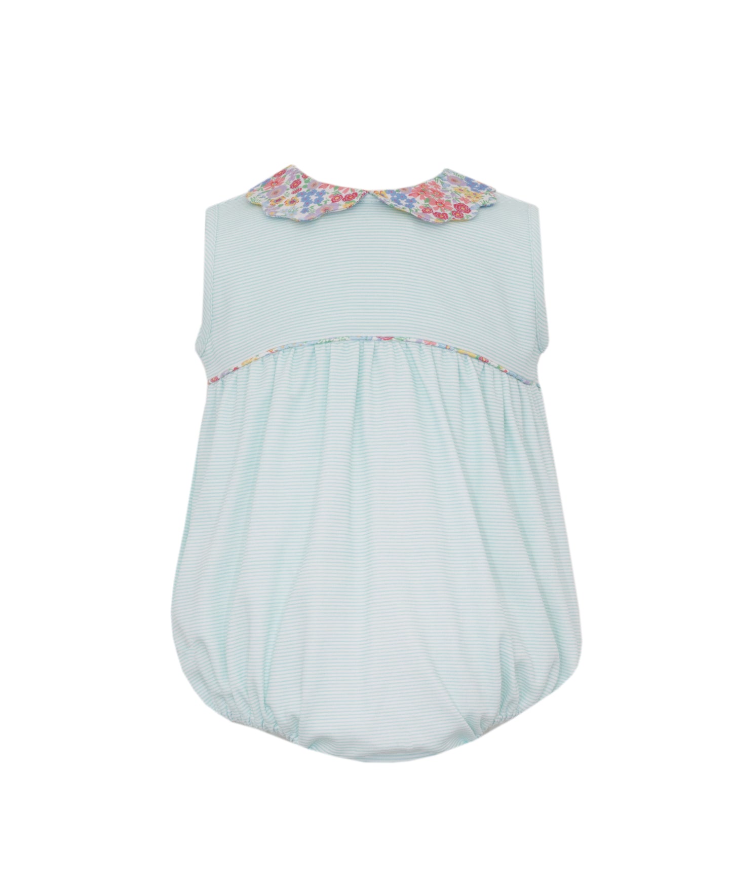 Petit Bebe Aqua Knit Stripe Bubble