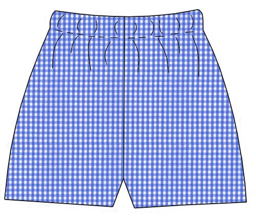Anavini Boys Royal Gingham Shorts
