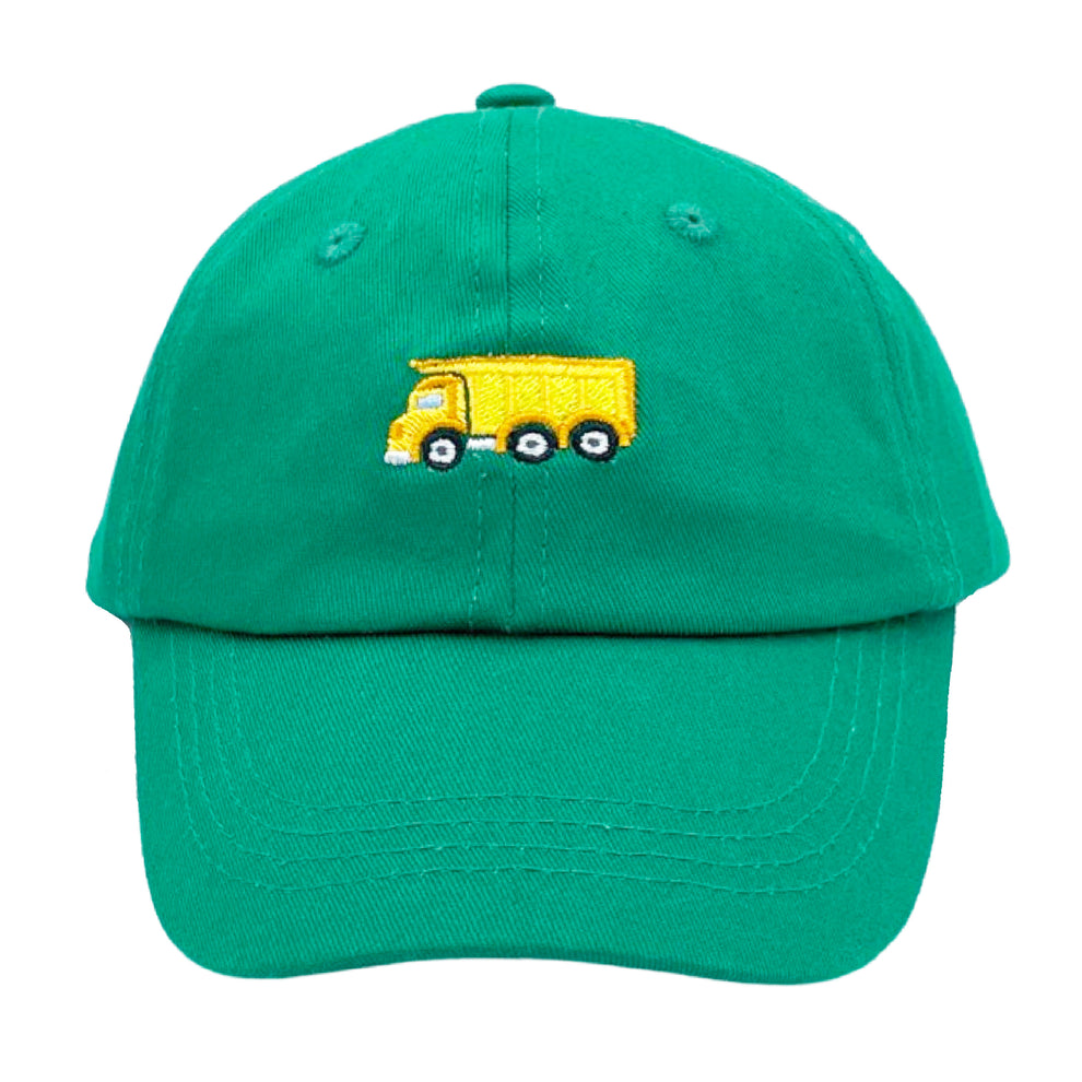 Bits & Bows Dump Truck Baseball Hat (Boys)