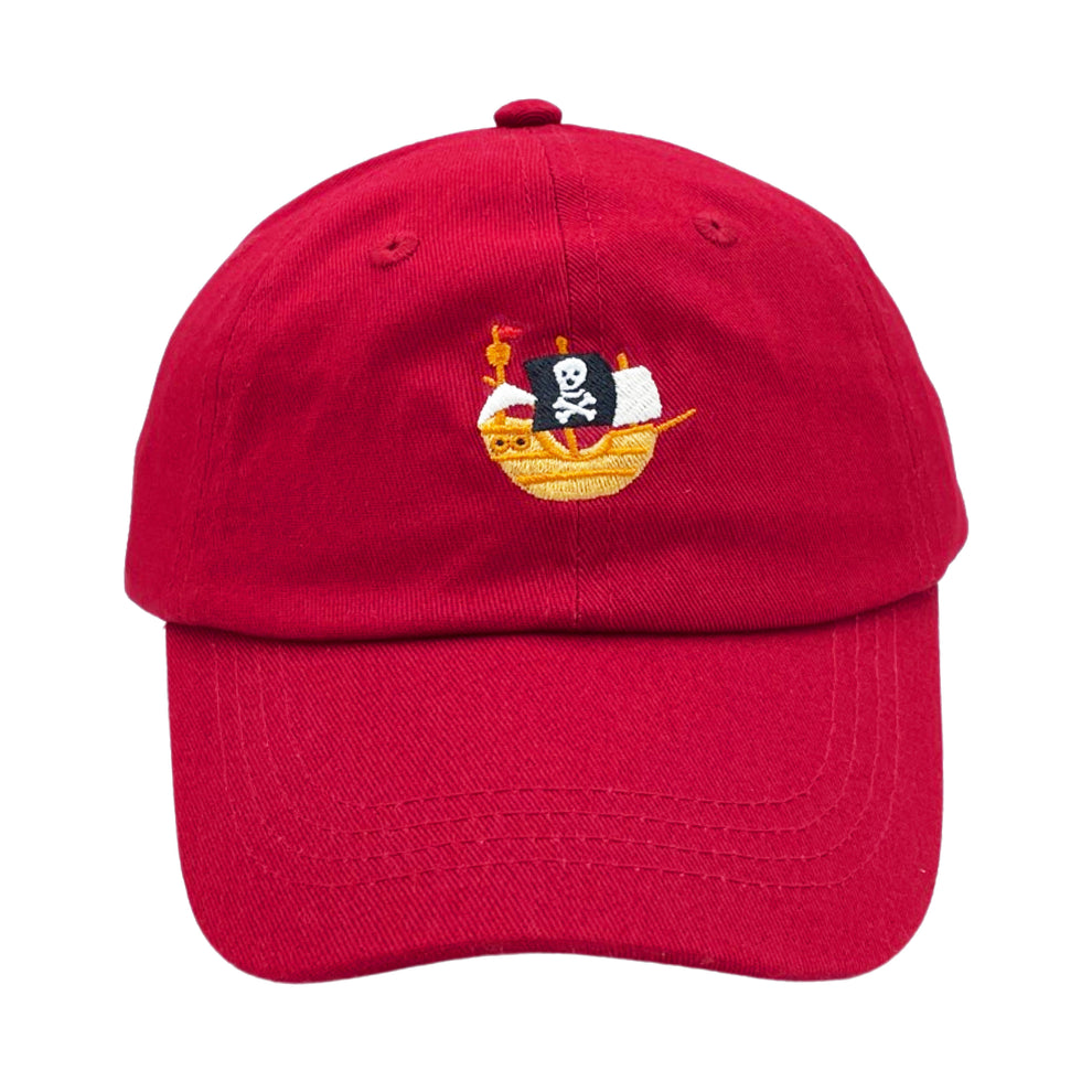 Bits & Bows Pirate Ship Baseball Hat (Boys)