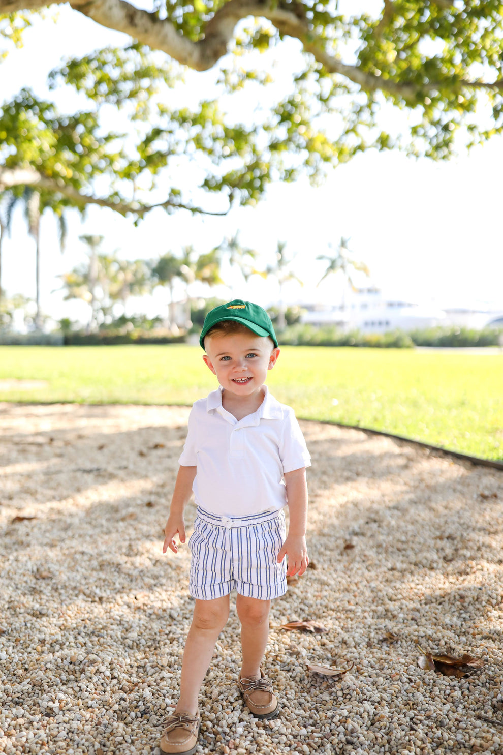 Bits & Bows Dump Truck Baseball Hat (Boys)