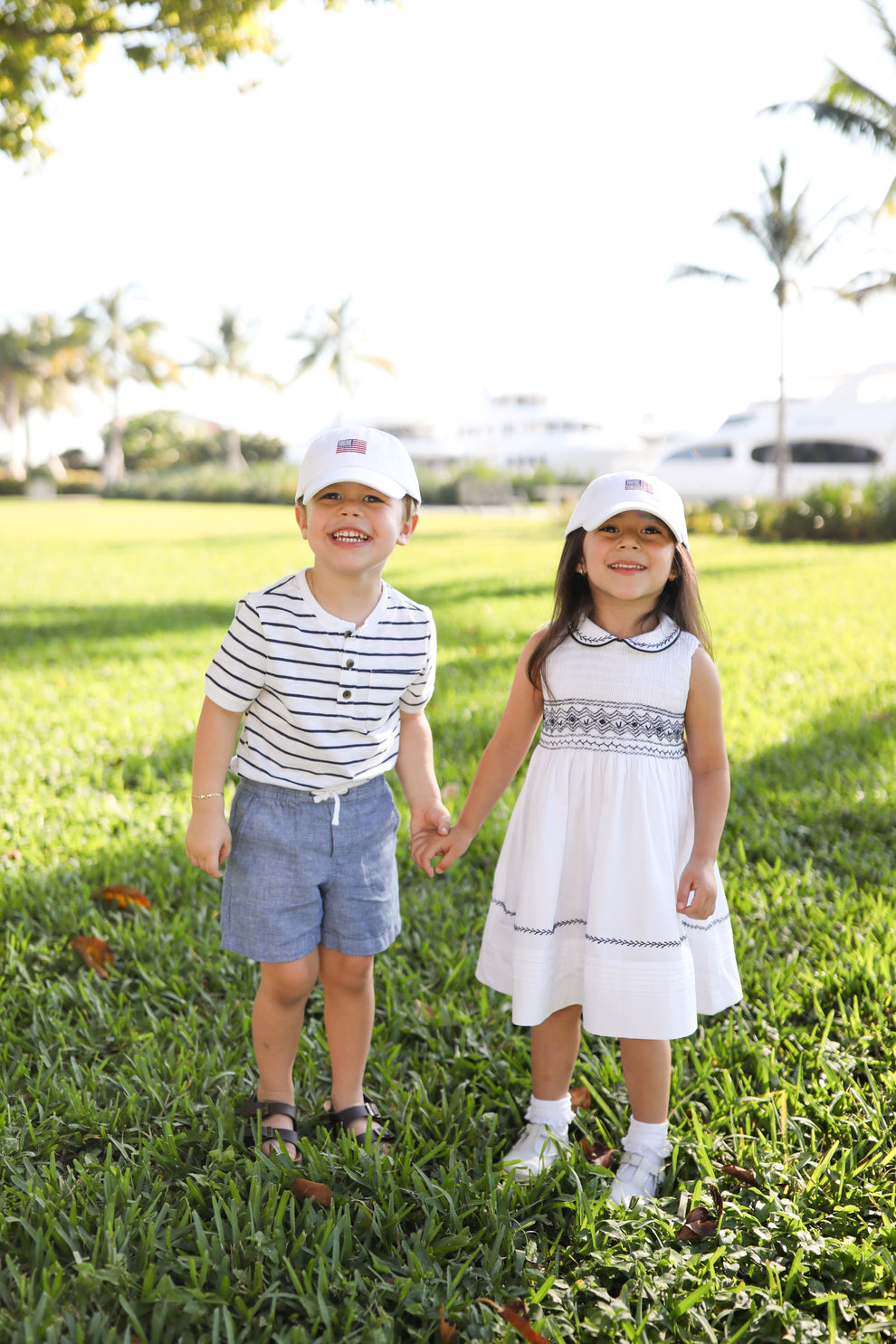 Bits & Bows USA Baseball Hat (Boys)
