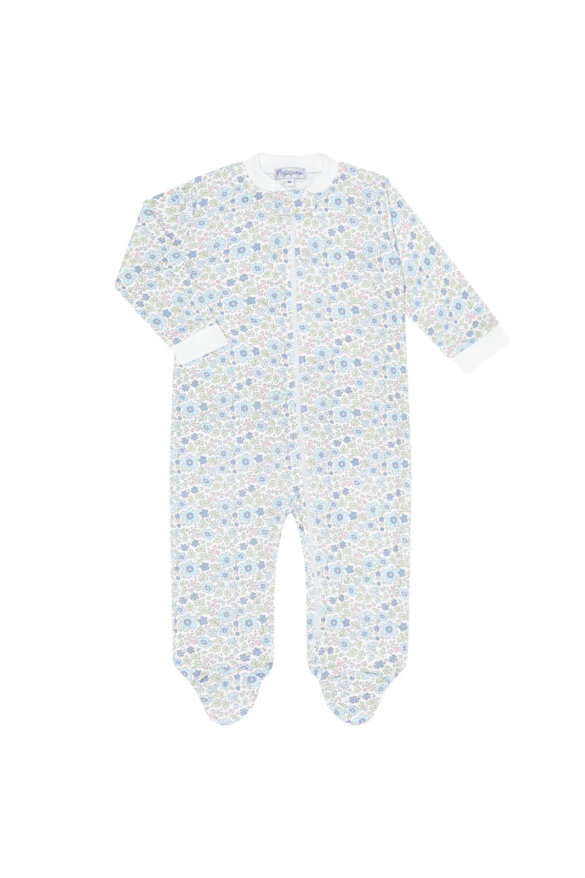 Nella Pima Footie- Blue Meadow