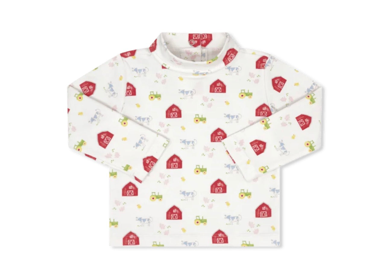 Lullaby Set Tiny Tot Turtleneck- Barnyard Tales