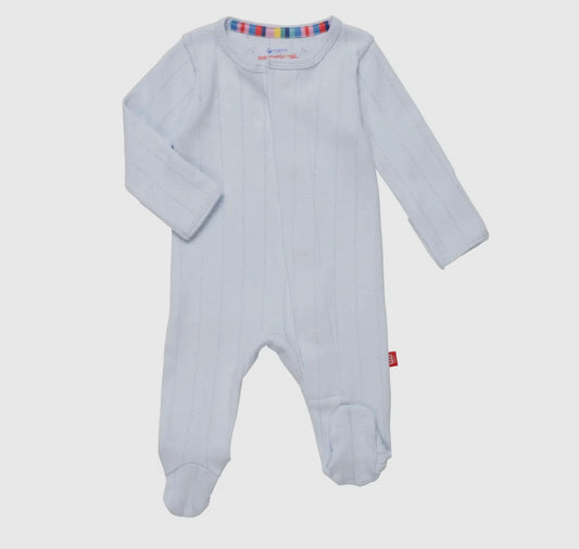 Magnetic Me Love Lines Pointelle- Blue