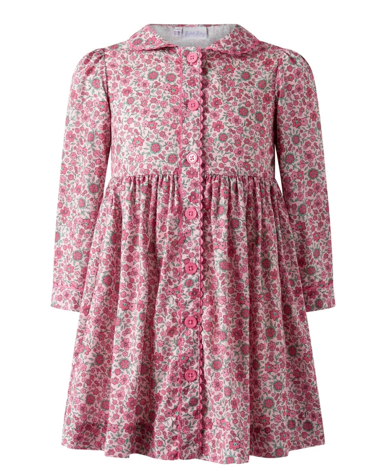 Rachel Riley Cosmos Button Front Dress