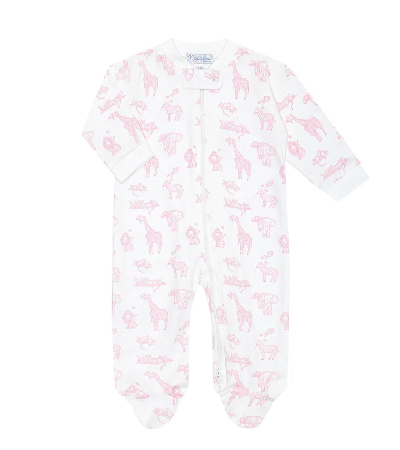 Nella Pima Pink Safari Footie