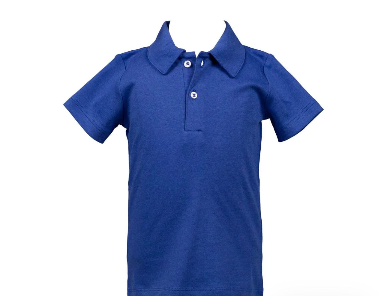The Proper Peony Boy Short Sleeve Polo- Regatta