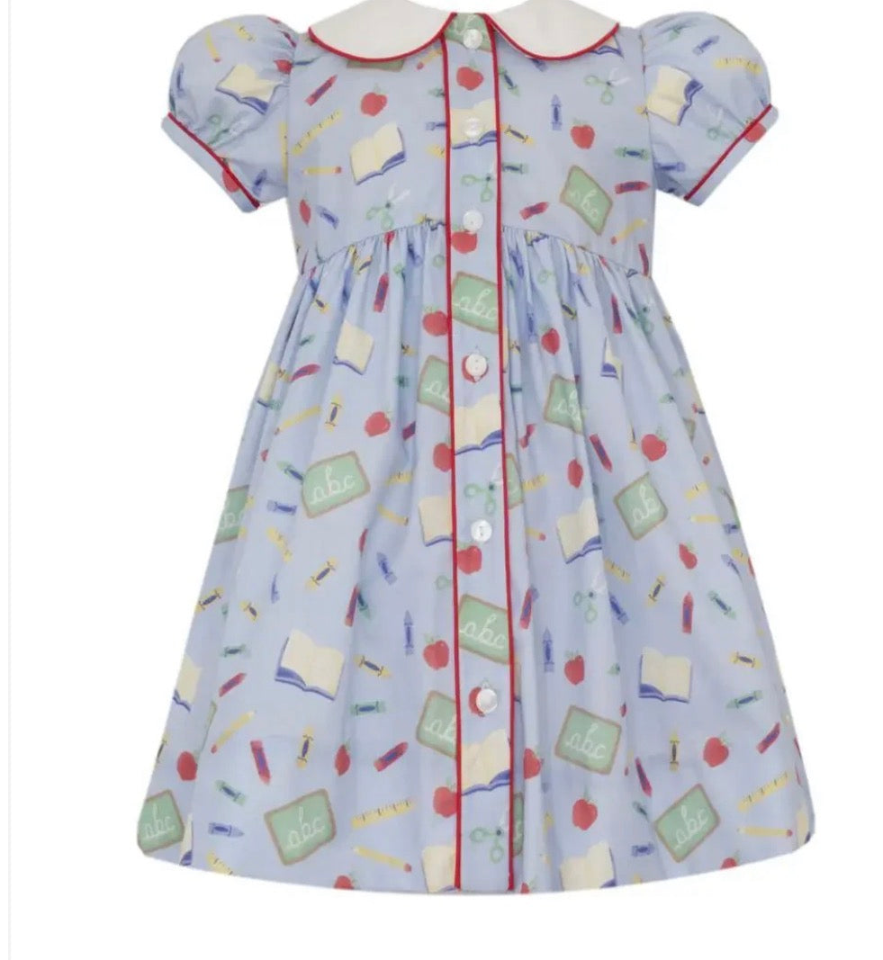 Petit Bebe Back to School Print Dress