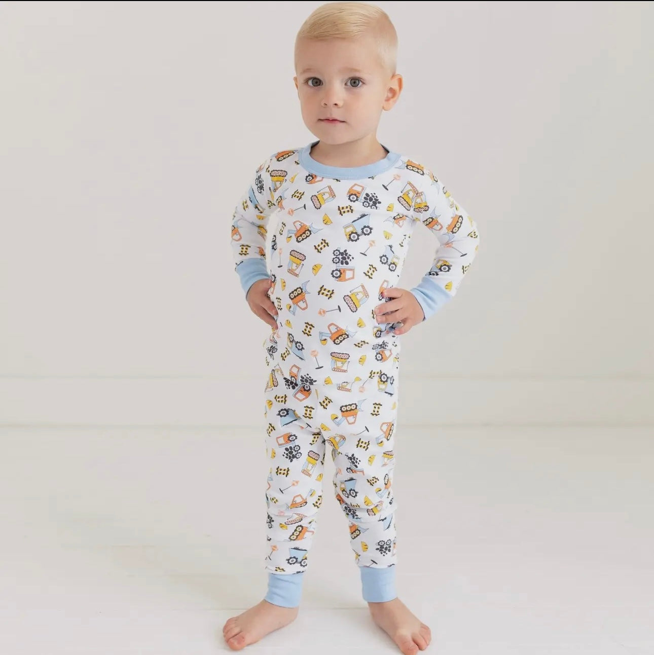 Magnolia Baby Construction PJs