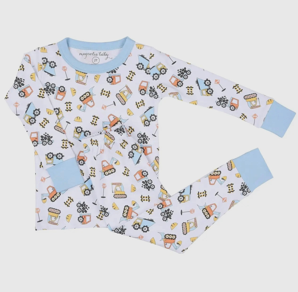 Magnolia Baby Construction PJs