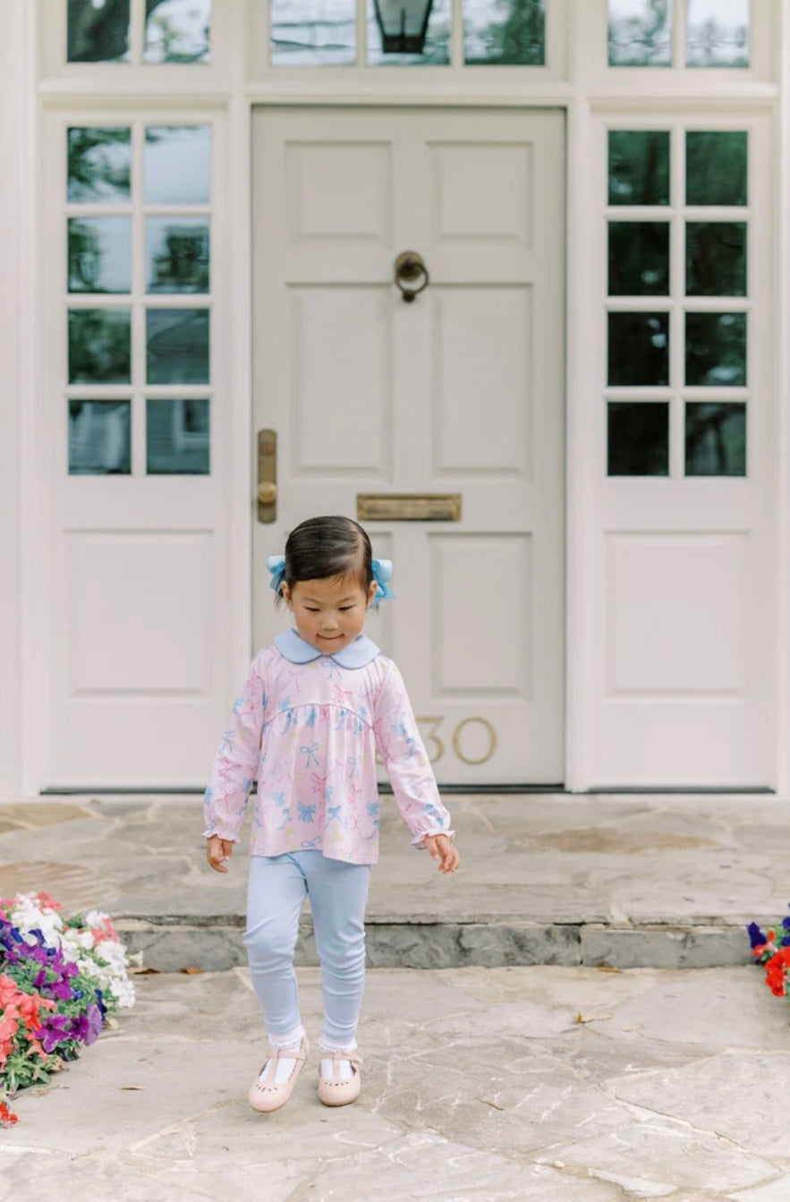 The Proper Peony Ribbon Party Tunic Set