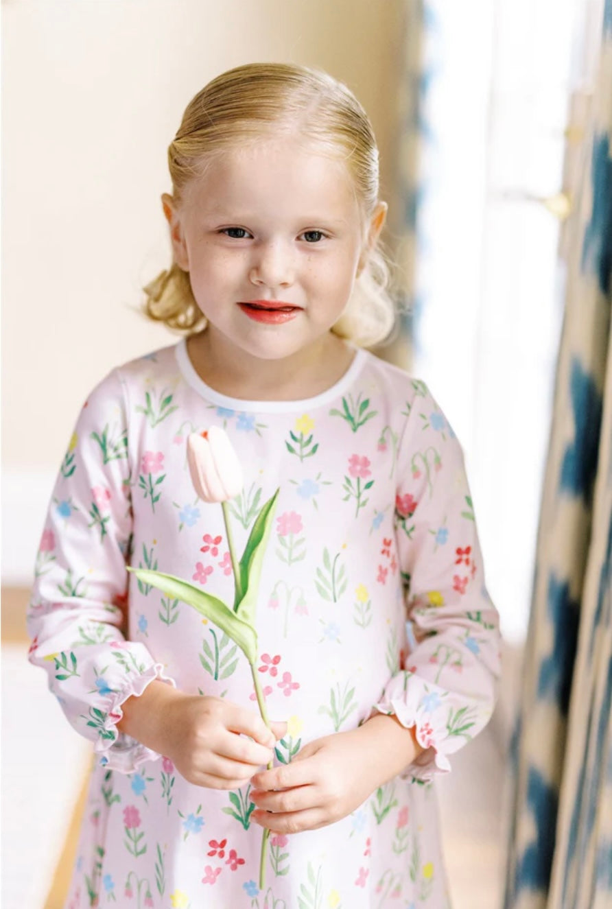 The Proper Peony English Garden Long Sleeve Dress