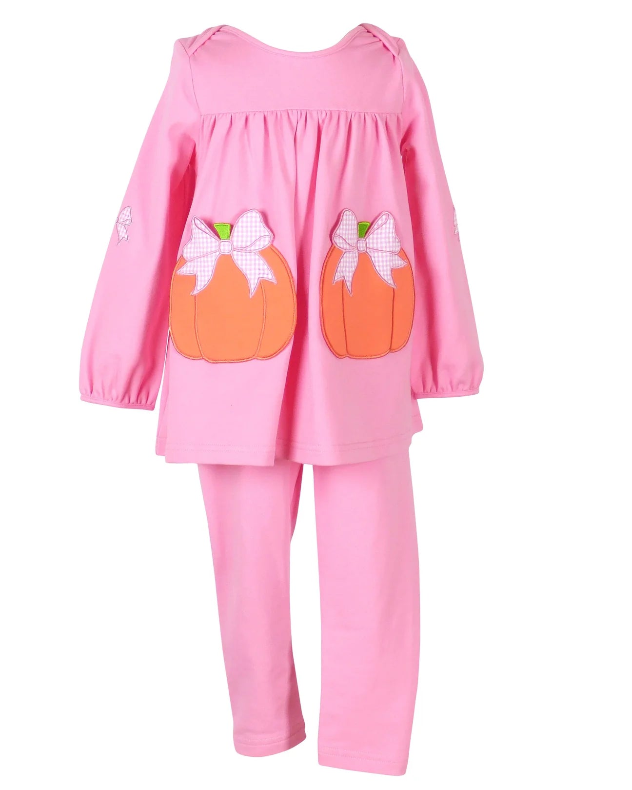 The Yellow Lamb Tabby Tunic and Leggings- Pumpkins