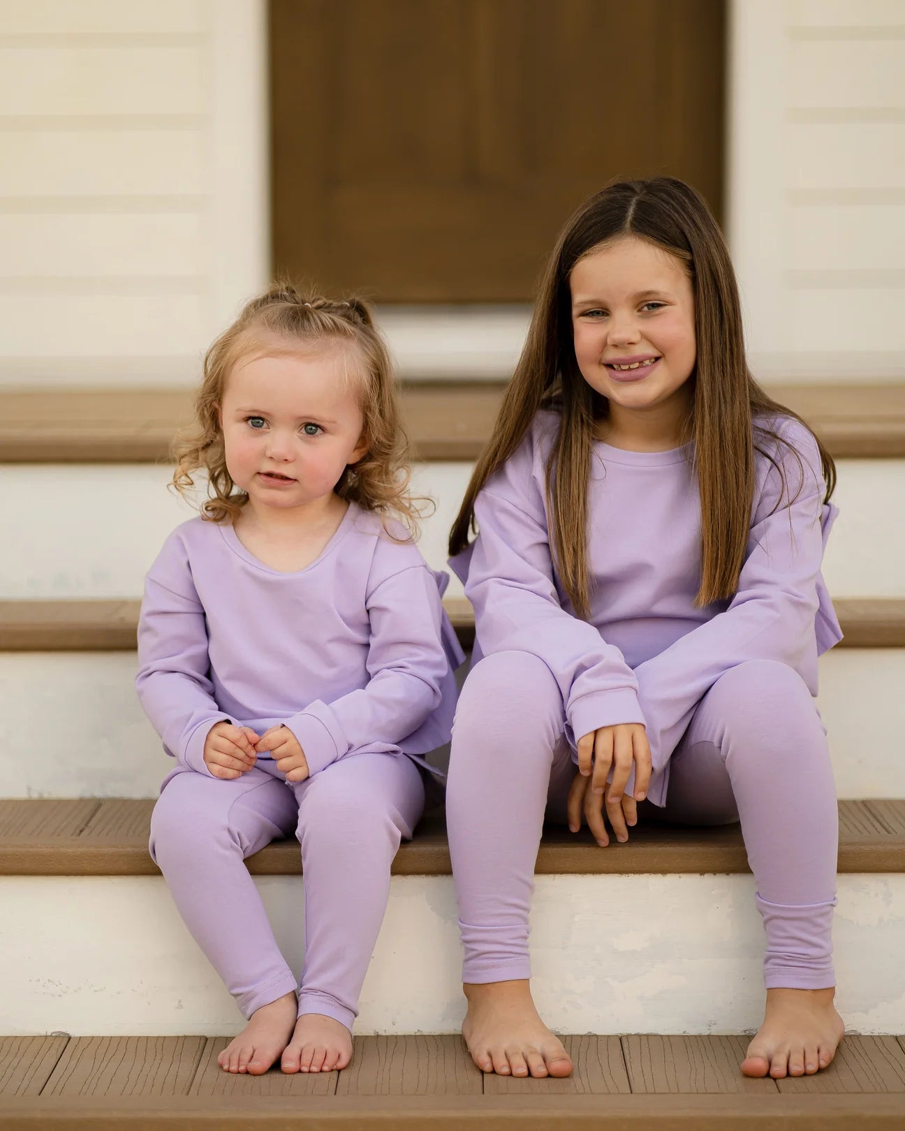 The Yellow Lamb Leggings- Purple