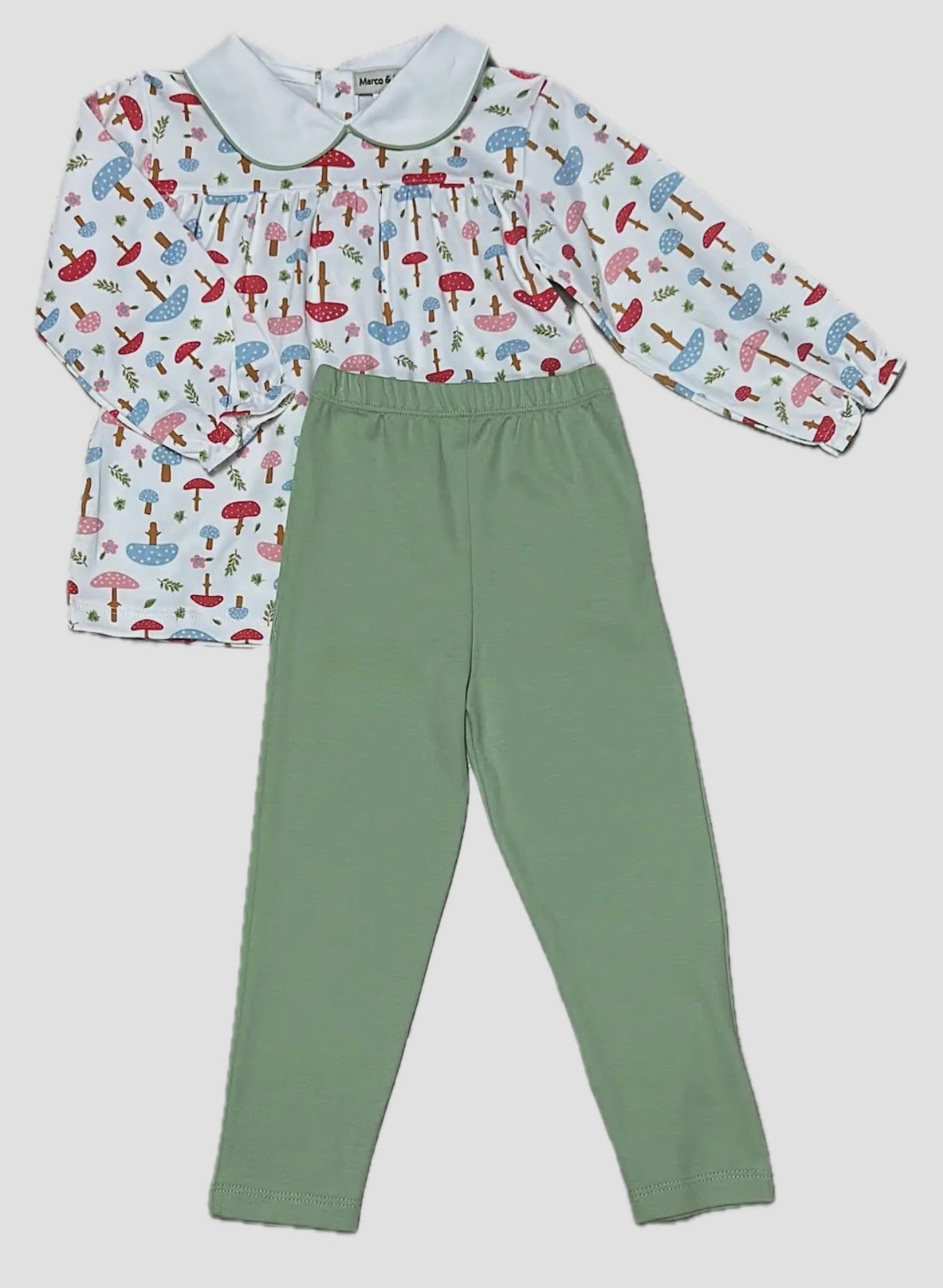 Marco and Lizzy Fall Mushrooms Legging Set