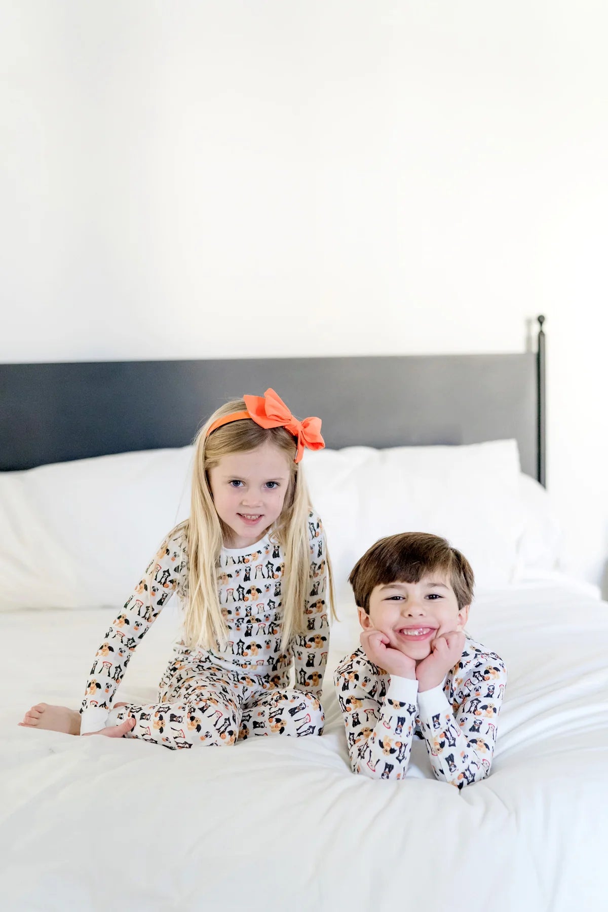 Lila and Hayes Grayson PJ Pant Set- Halloween Pups