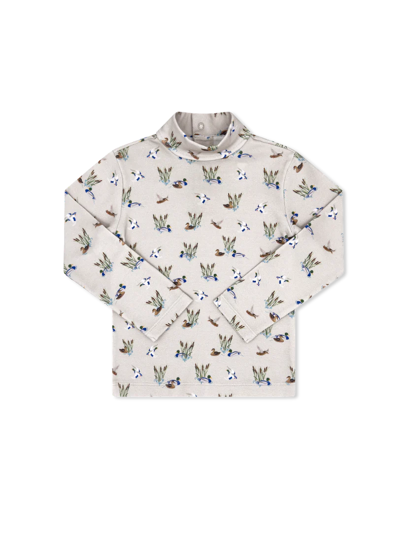 Lullaby Set Tiny Tot Turtleneck- Quacky Adventure