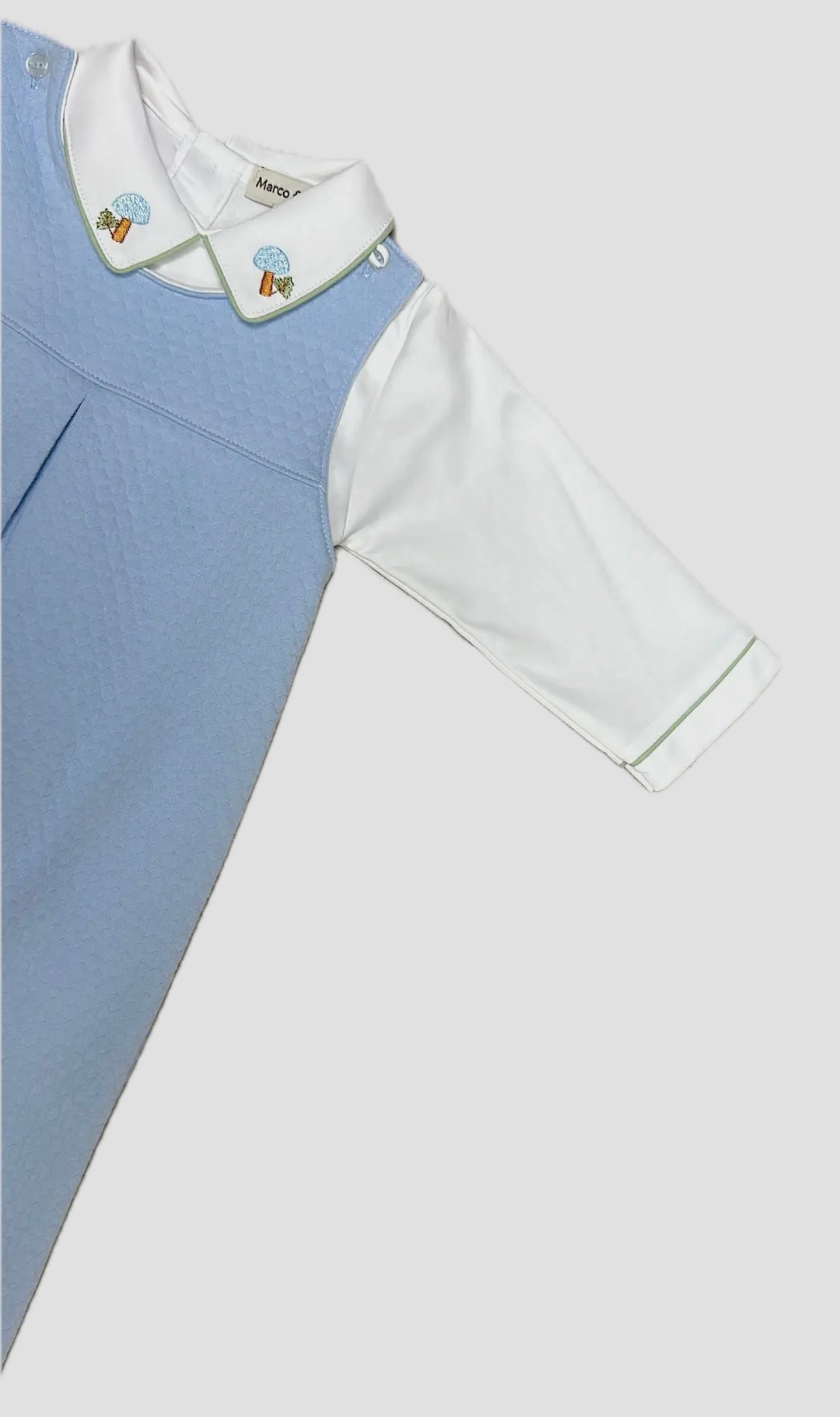 Marco and Lizzy Drew Overall Set-Light Blue