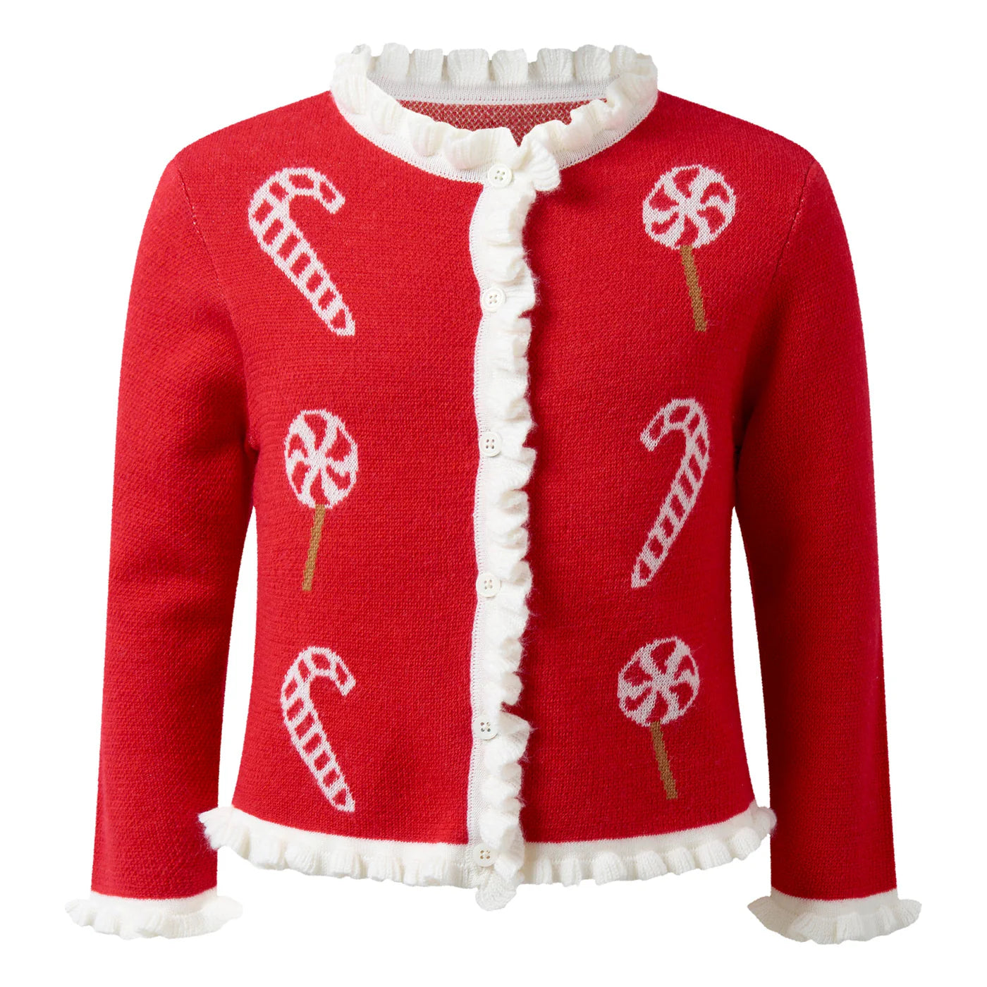 Rachel Riley Candy Cane Cardigan