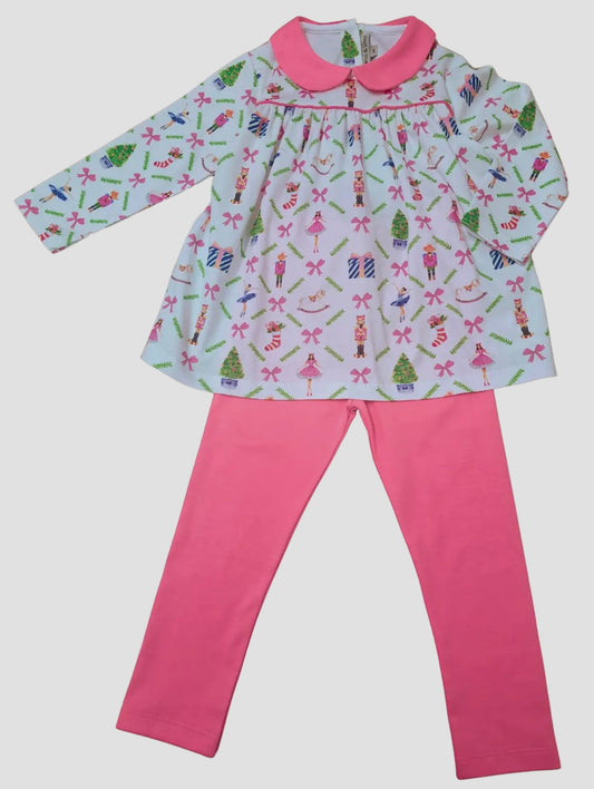 Marco and Lizzy Nutcracker Legging Set
