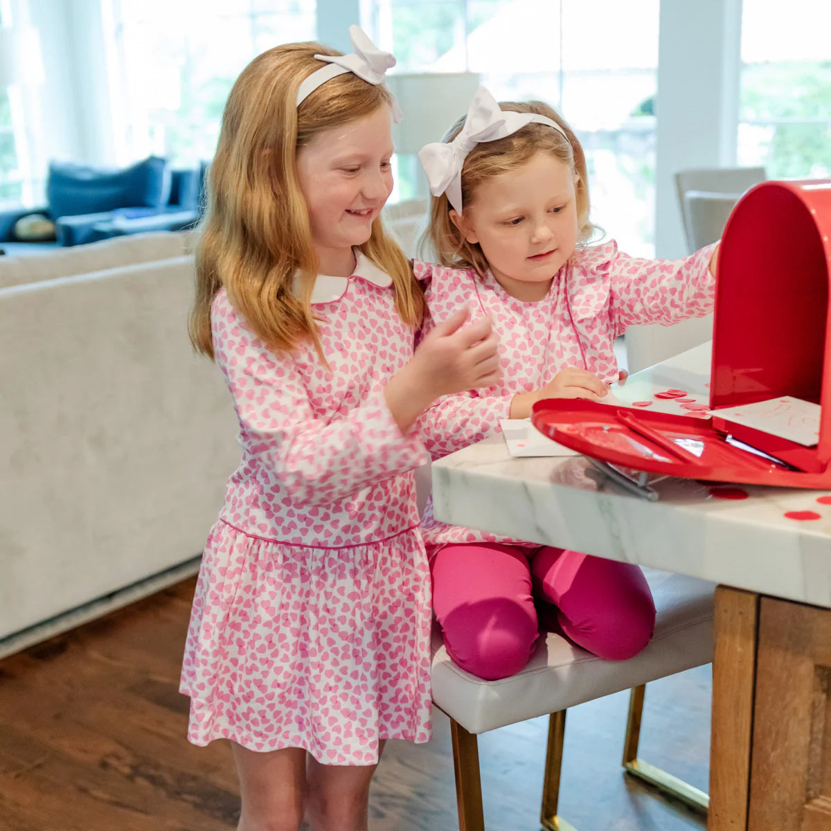 Lila and Hayes Confetti Heart Lillian Dress