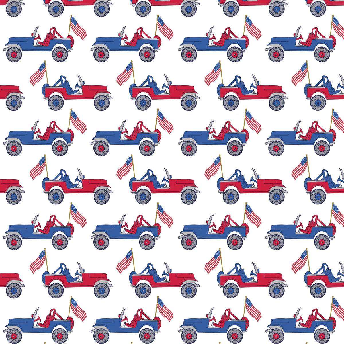 Lila and Hayes Beckett Hang Out Pant- Patriotic Trucks