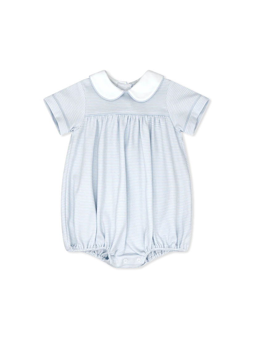 Lullaby Set Covington Bubble- Louisville Light Blue Mini Stripe