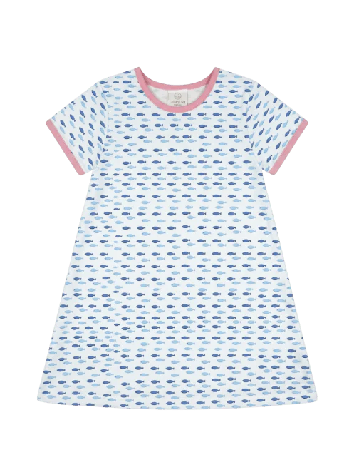 Lullaby Set Faith Dress- One Fish, Two Fish