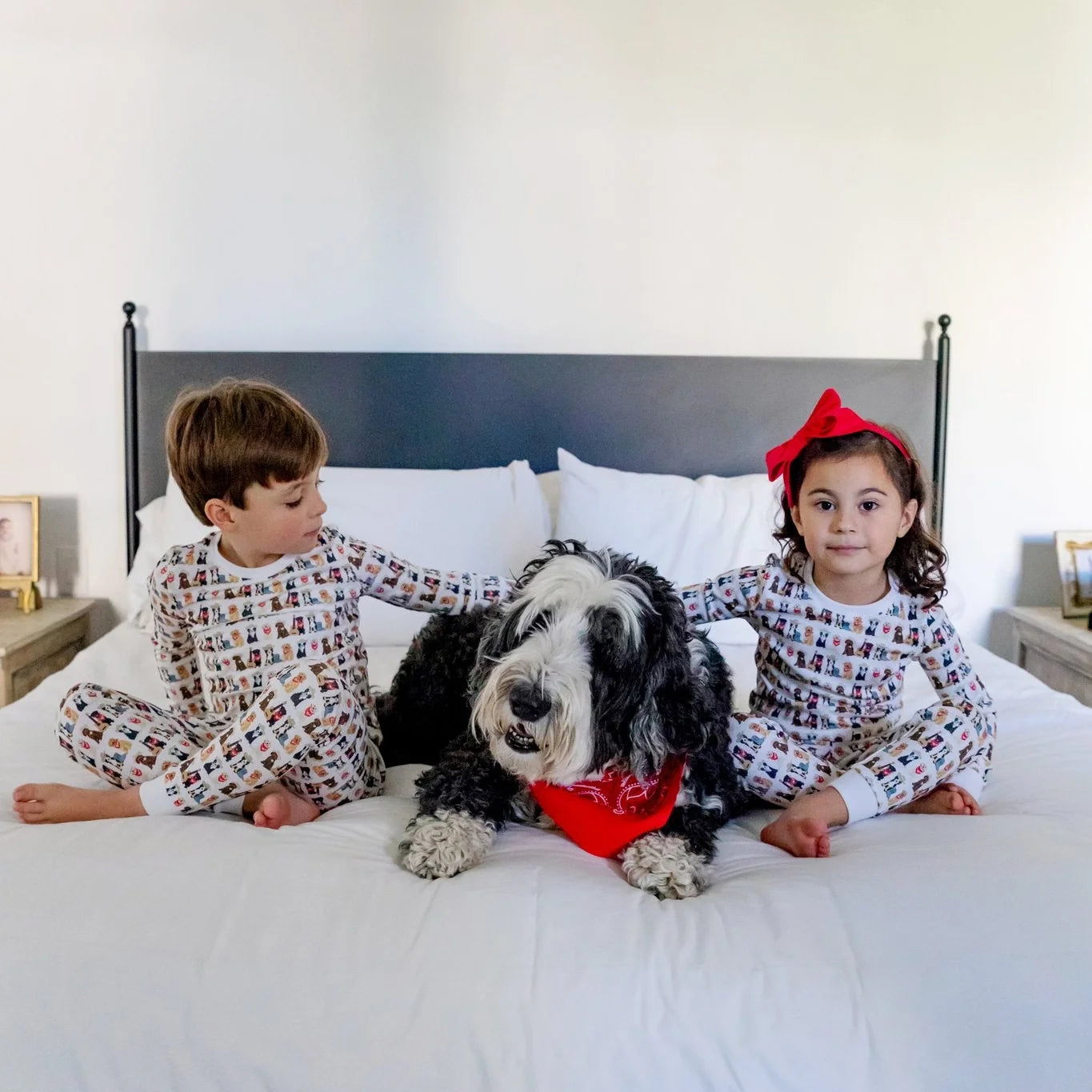 Lila and Hayes Grayson Pajama Set- Western Pups