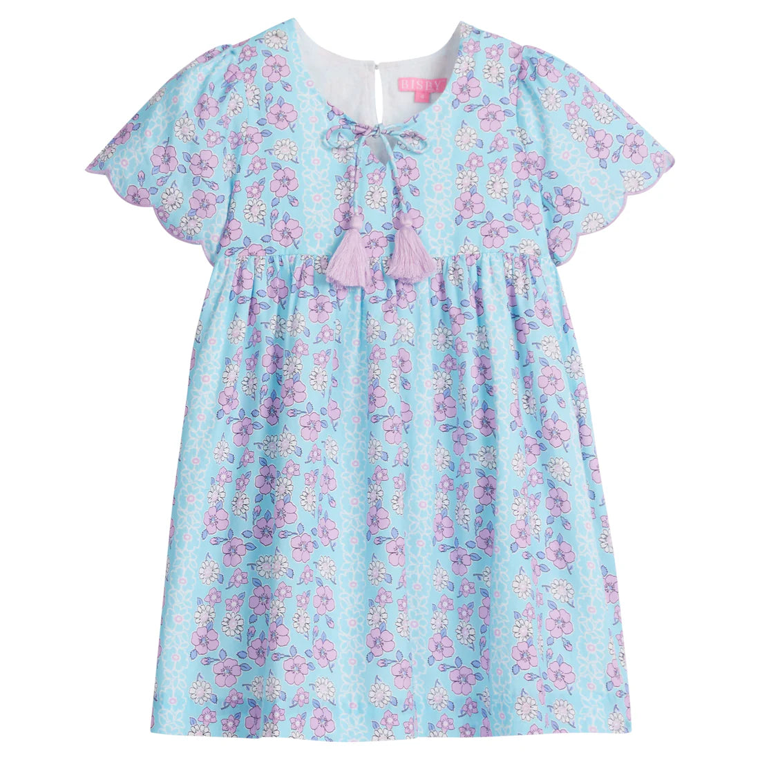 BISBY Riviera Dress- Marguerite Floral Aqua