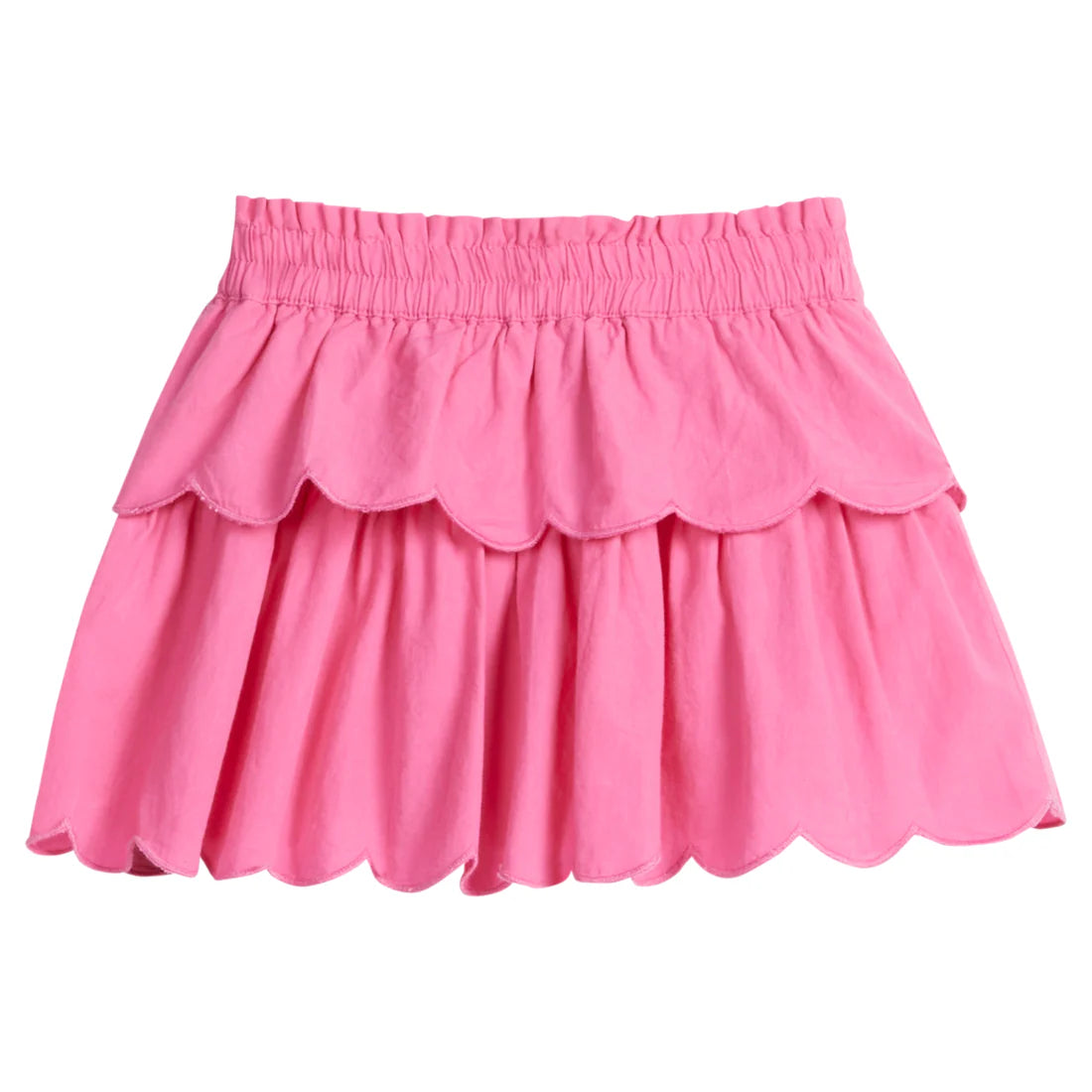 BISBY Tiered Mini Skort- Hot Pink