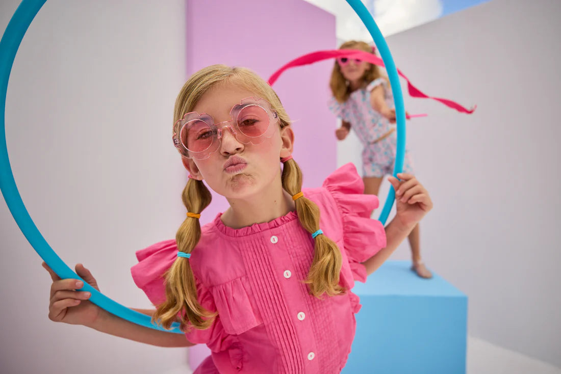 BISBY Annie Top- Hot Pink