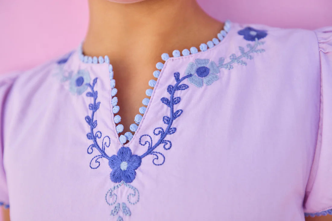 BISBY Positano Dress- Hydrangea