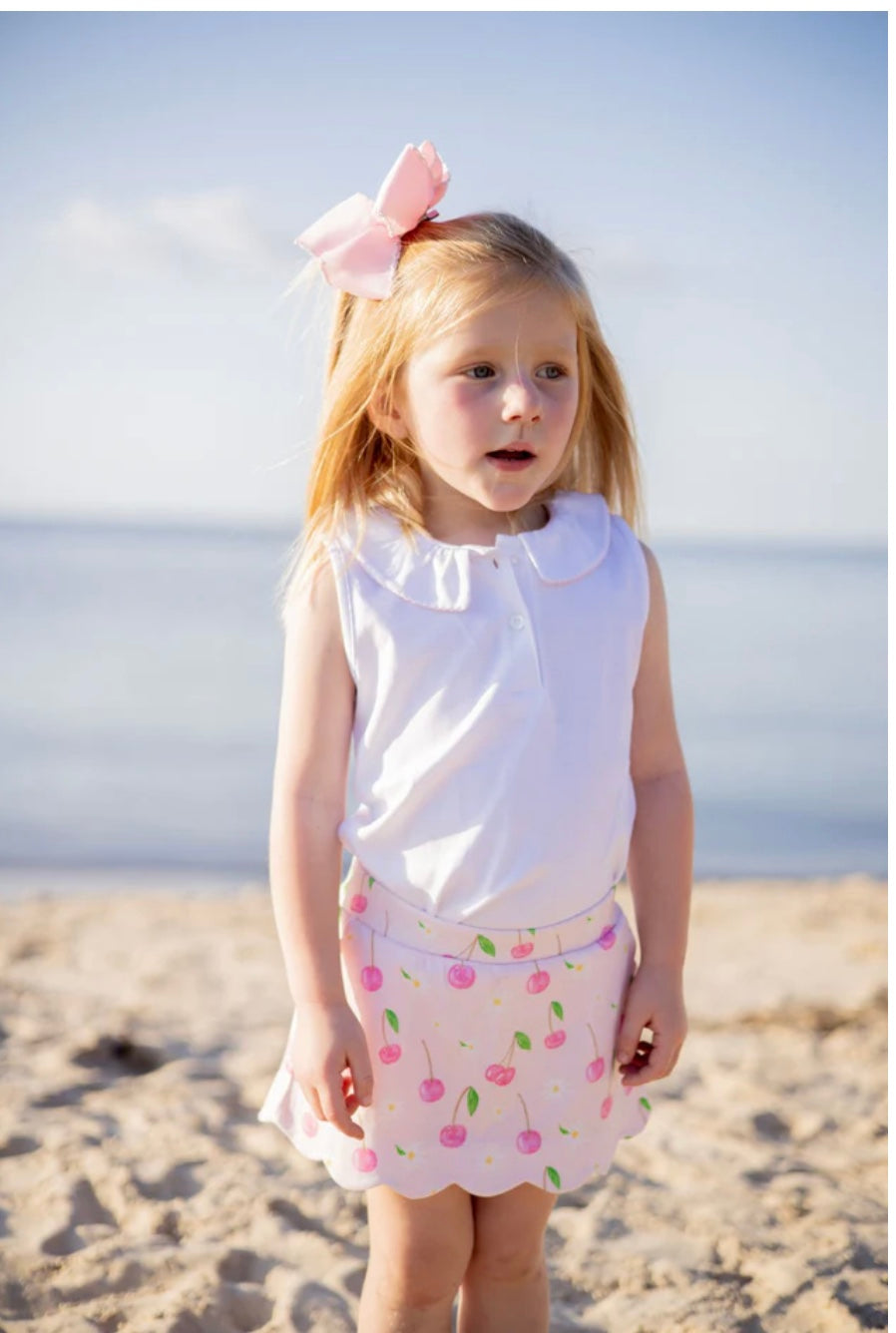 The Proper Peony Cherry Blooms Skort