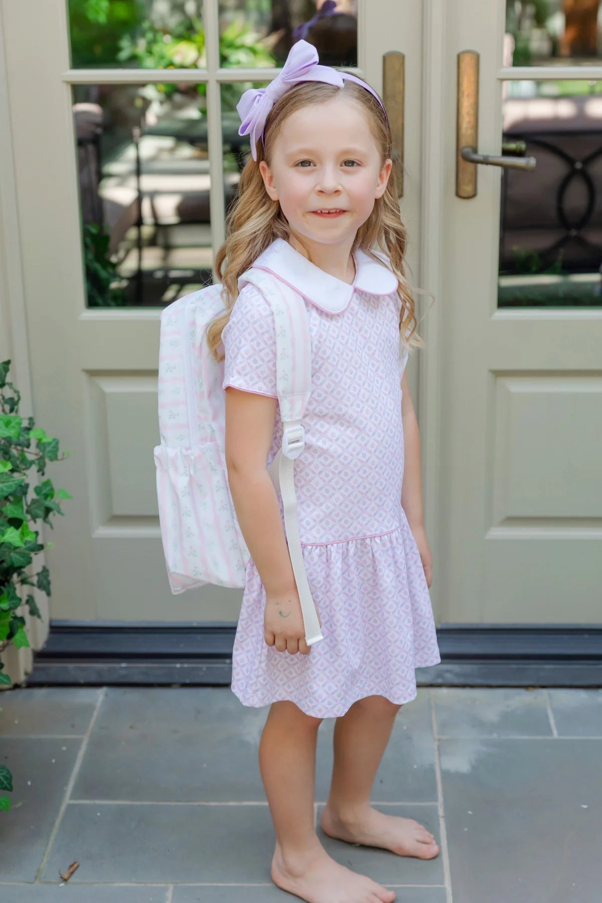 Lila and Hayes Libby Dress- School Plaid Pink
