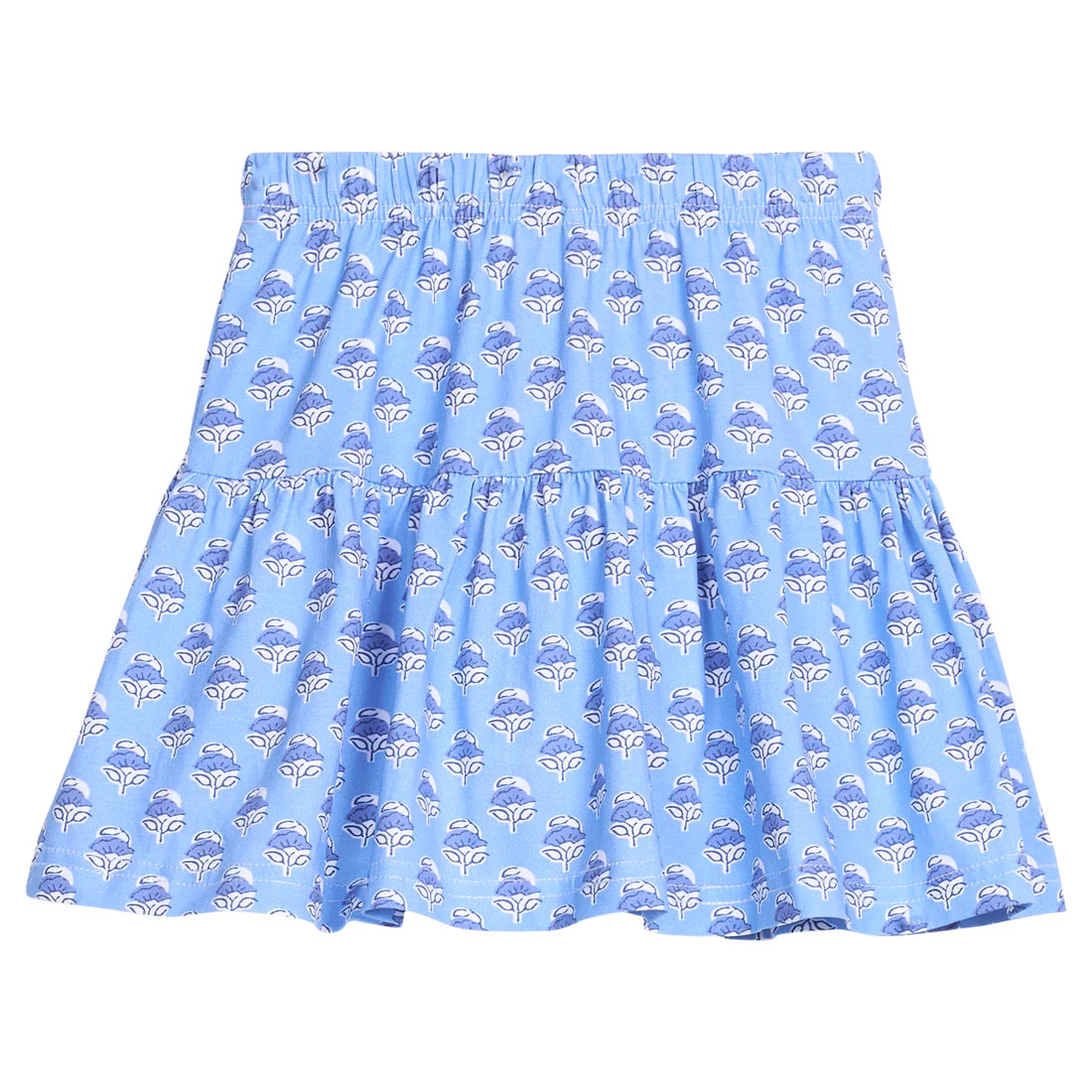 BISBY Sally Skort- Cornflower Block Print