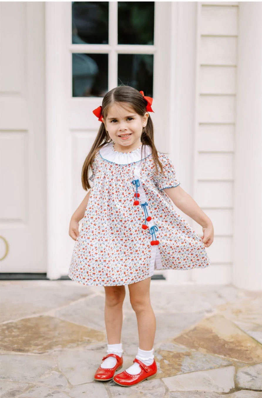 The Proper Peony Follage Cherry Dress
