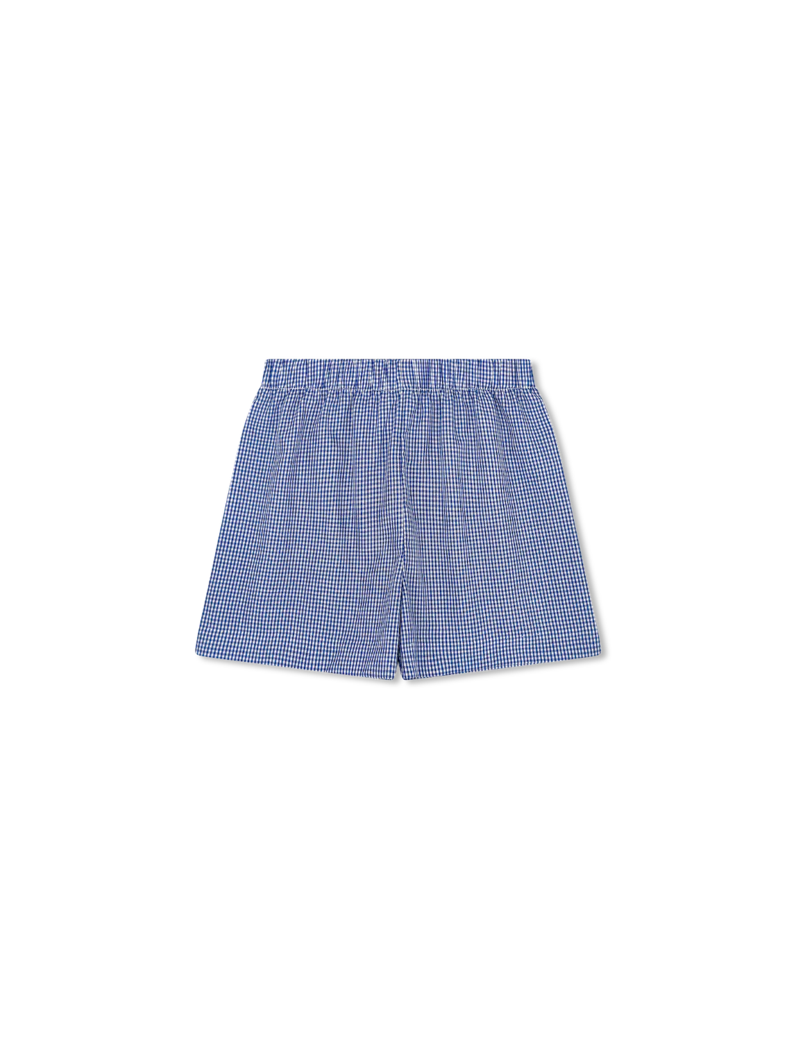 Lullaby Set Stewart short- River Royal Mini Gingham