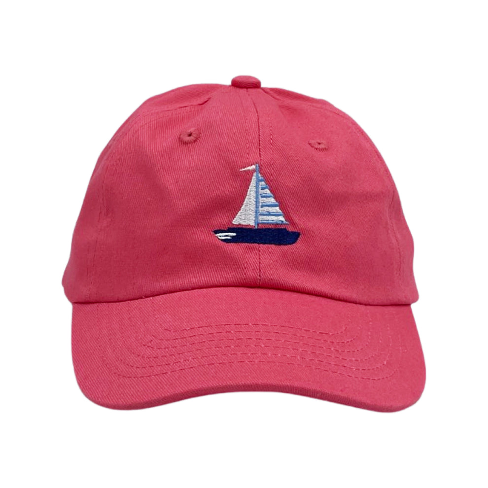 Bits & Bows Sailboat Bow Baseball Hat (Girls)