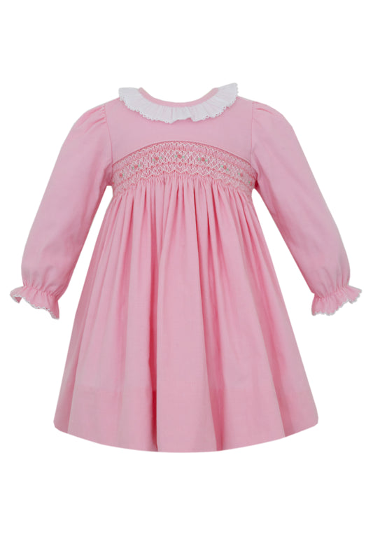 Petit Bebe Pink Corduroy Dress