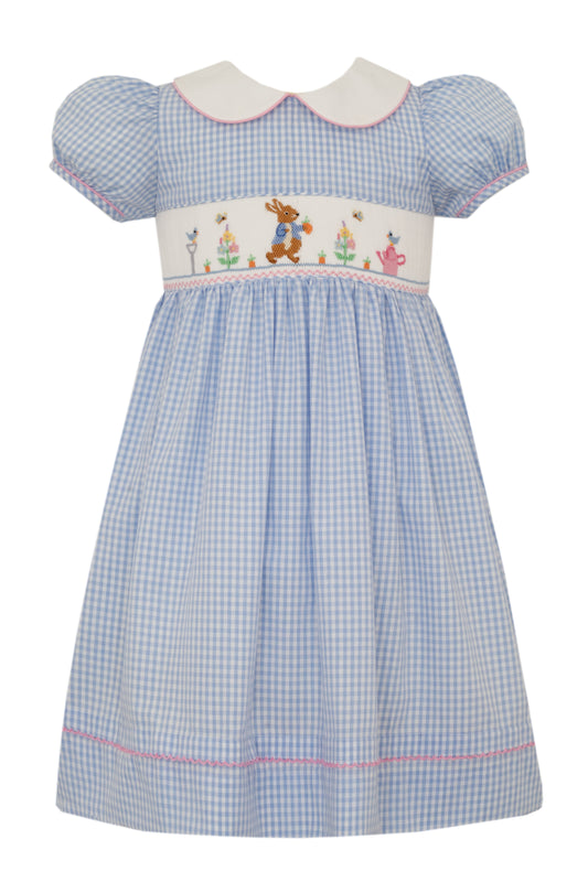 Anavini Peter Rabit Blue Gingham Dress