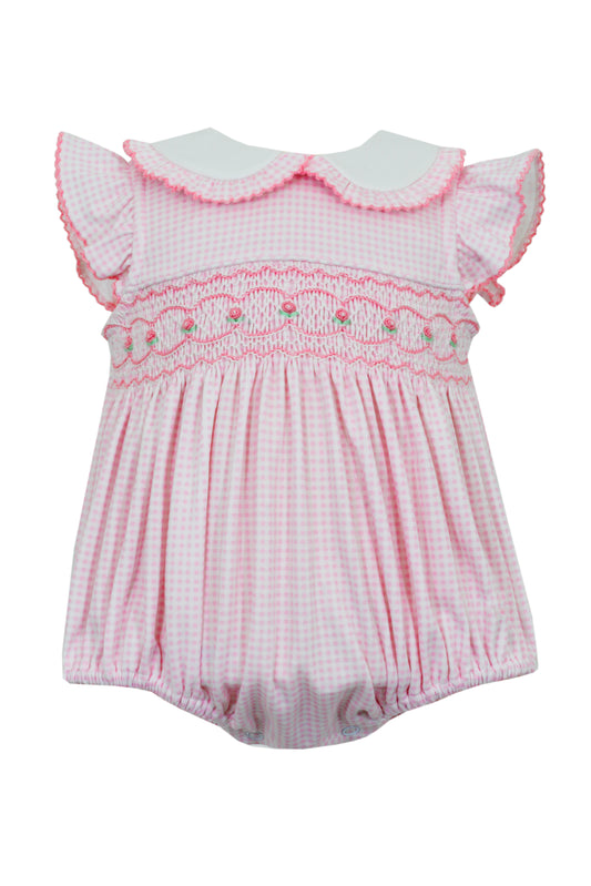 nella Pima Bows Baby Girl Bubble 0 - 3 Months / Pink