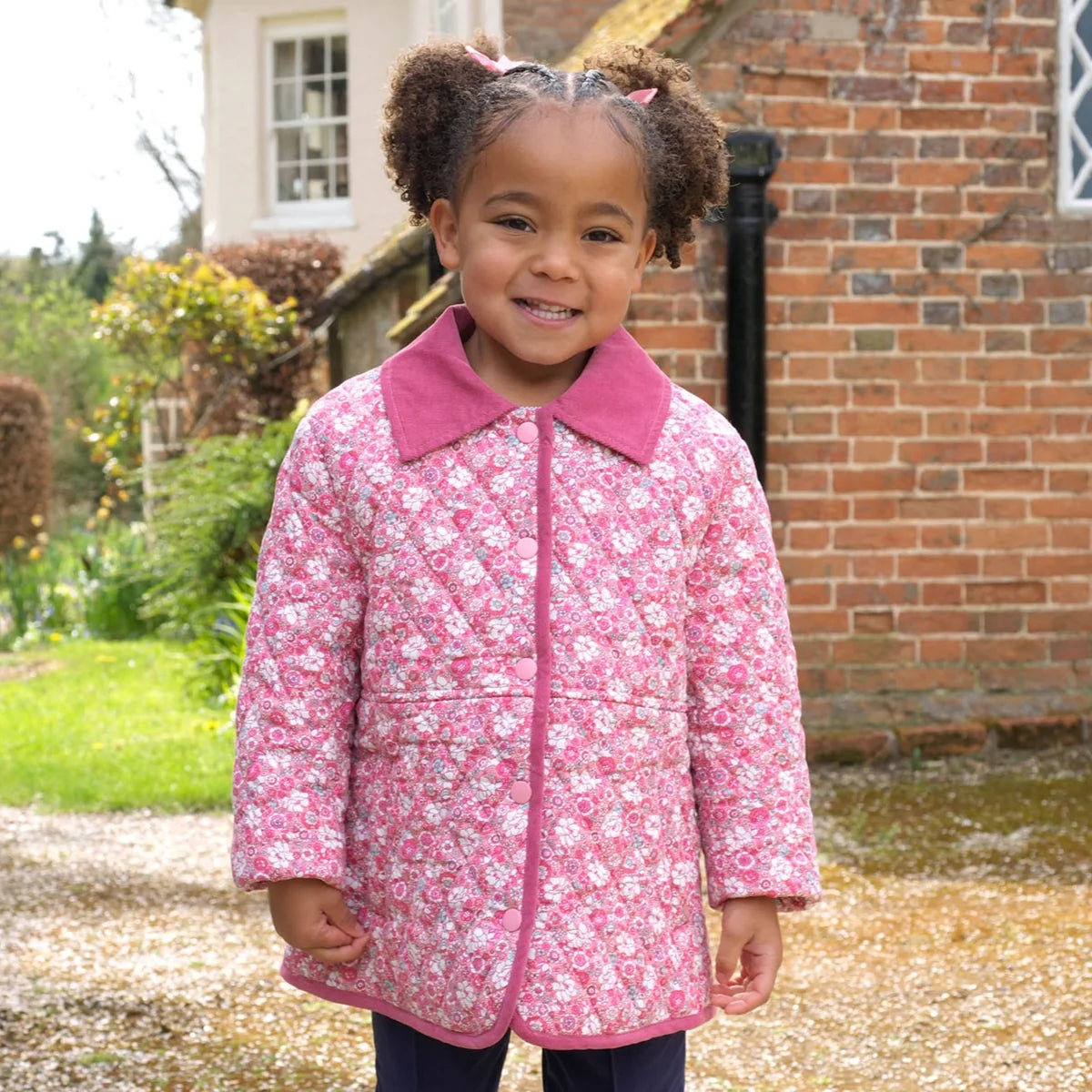 Rachel Riley English Garden Quilted Jacket