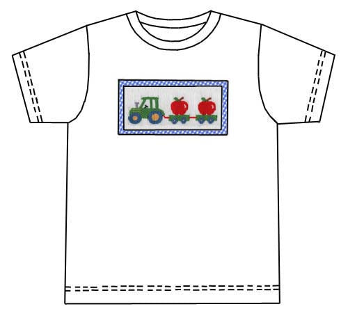 Anavini Apple Truck Smocked tee