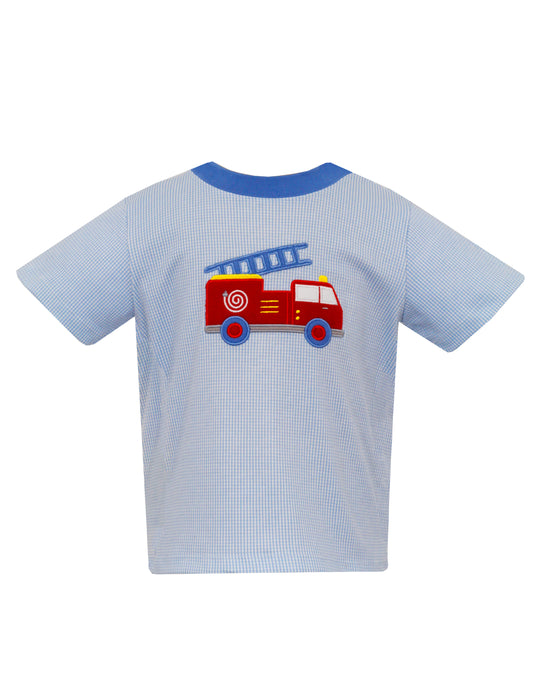 Claire and Charlie Firetruck Tee