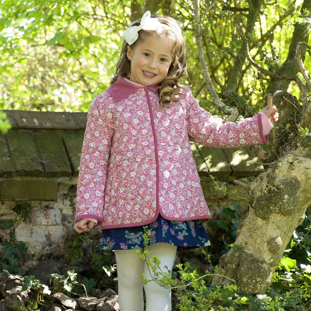 Rachel Riley English Garden Quilted Jacket