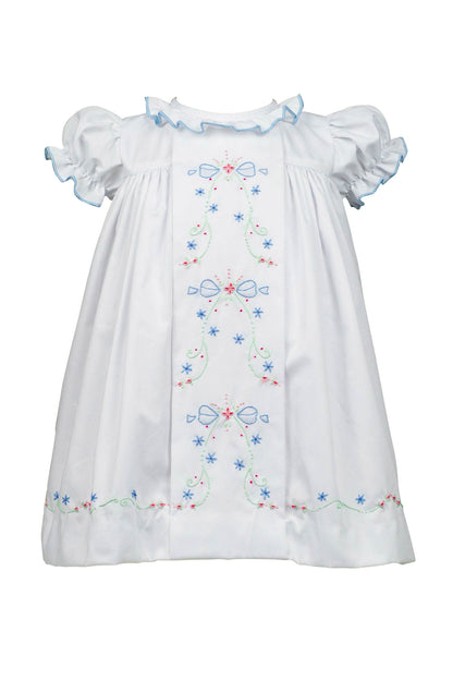 The Proper Peony Blanca Shadow Embroidery Dress