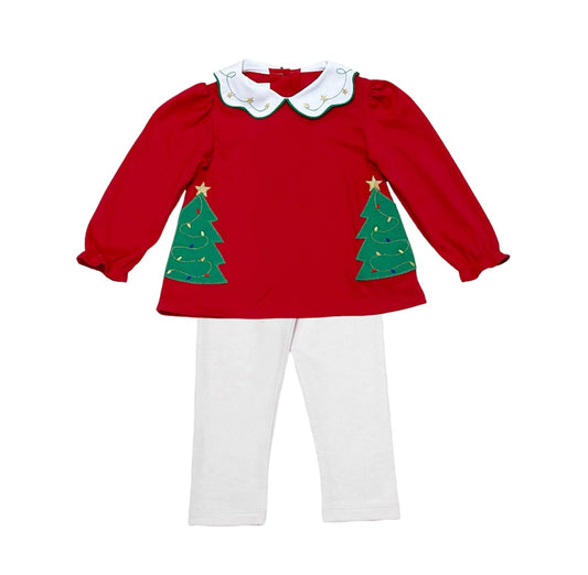 Zuccini Christmas Tree Bryar Legging Set